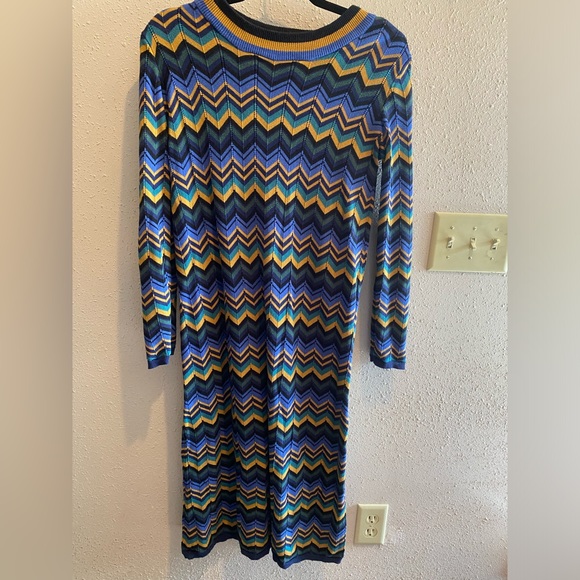 ModCloth Knit Chevron Dress L - Picture 9 of 12